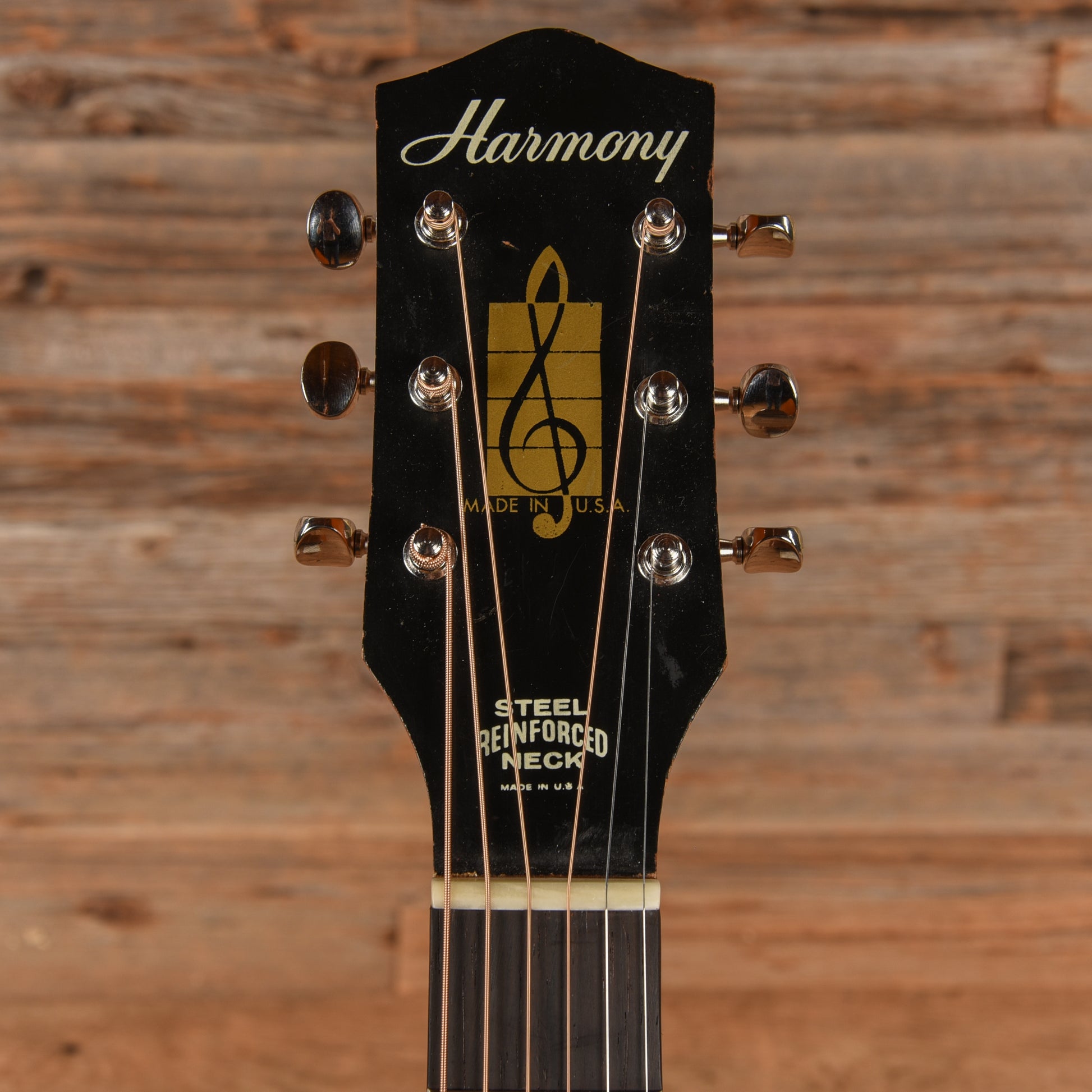 Harmony H-165 X-Brace Conversion Natural 1960s Acoustic Guitars / Jumbo