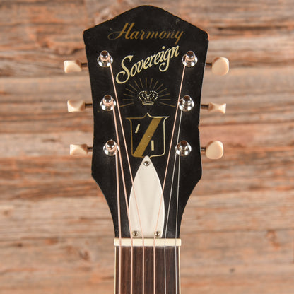 Harmony H1260 Sovereign X-Braced Natural 1960s Acoustic Guitars / Jumbo