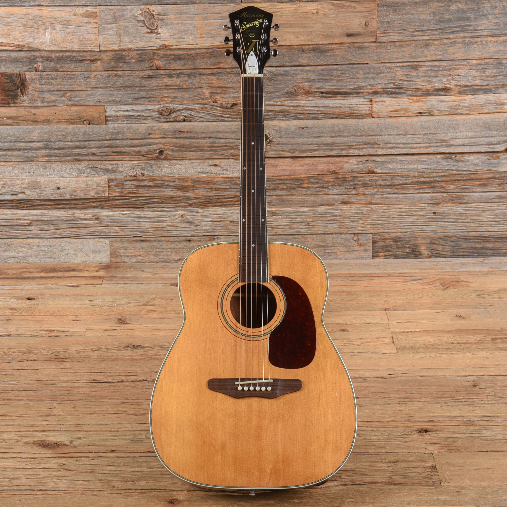 Harmony Sovereign H1260 X-Braced Conversion Natural 1966 Acoustic Guitars / Jumbo