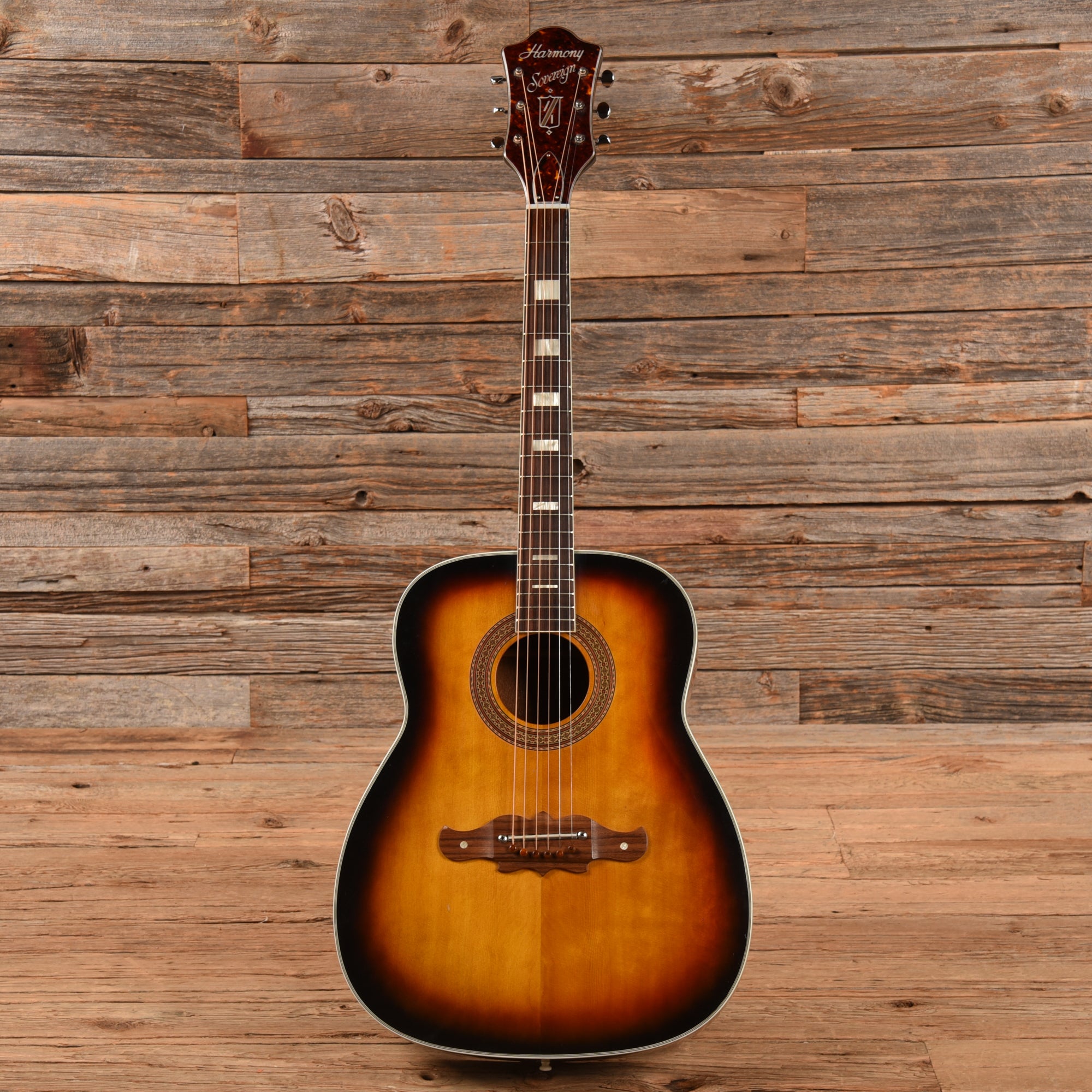Harmony Sovereign Sunburst 1960s Acoustic Guitars / Jumbo
