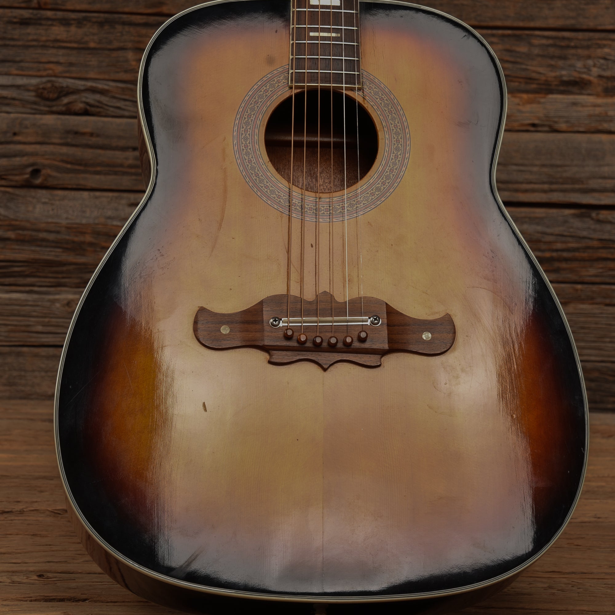 Harmony Sovereign Sunburst 1960s Acoustic Guitars / Jumbo