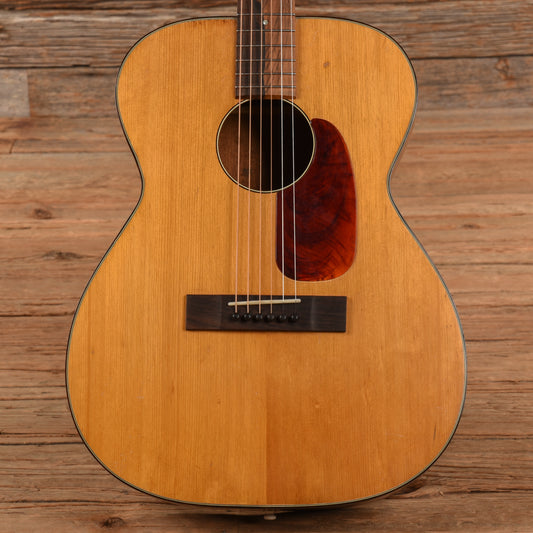 Harmony H-162 X-Brace Conversion Natural 1960s Acoustic Guitars / OM and Auditorium