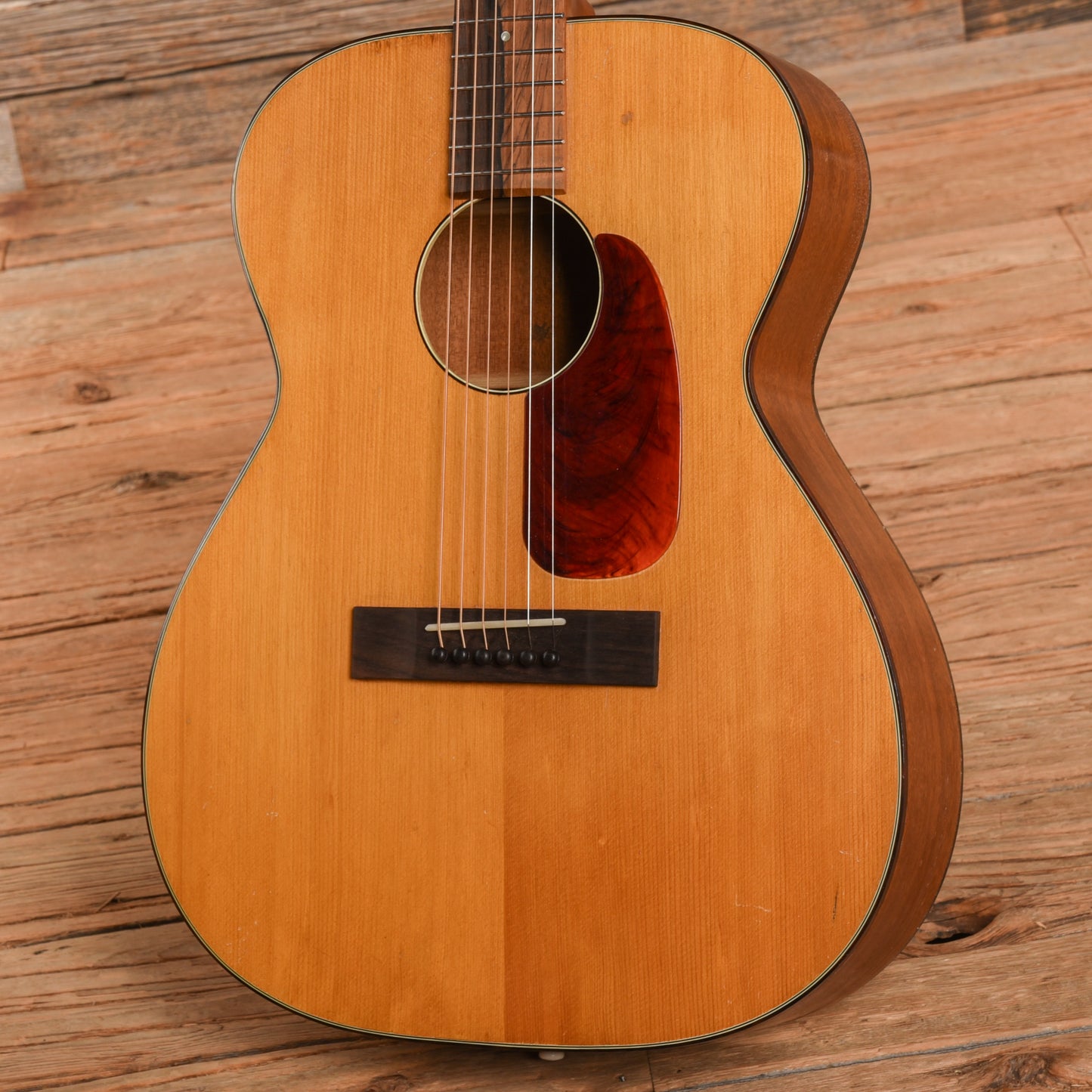 Harmony H-162 X-Brace Conversion Natural 1960s Acoustic Guitars / OM and Auditorium