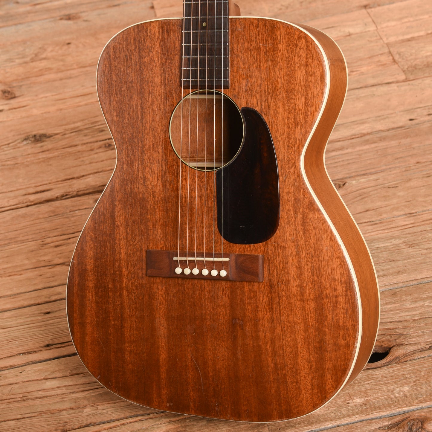 Harmony H-165 X-Brace Conversion Brown 1960s Acoustic Guitars / OM and Auditorium