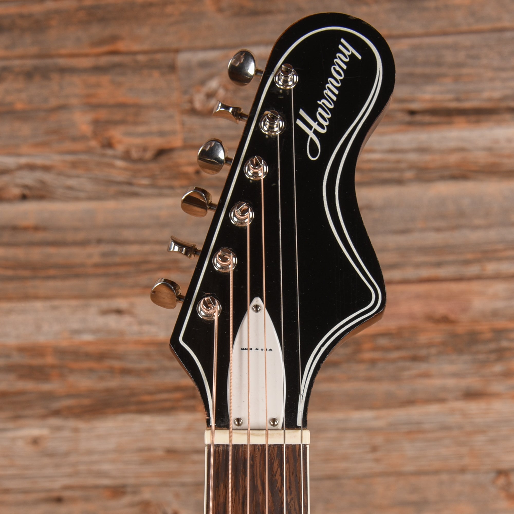 Harmony H168 Natural 1960s Acoustic Guitars / OM and Auditorium
