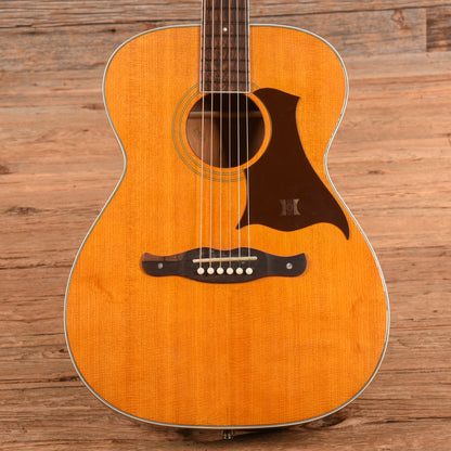 Harmony H168 Natural 1960s Acoustic Guitars / OM and Auditorium