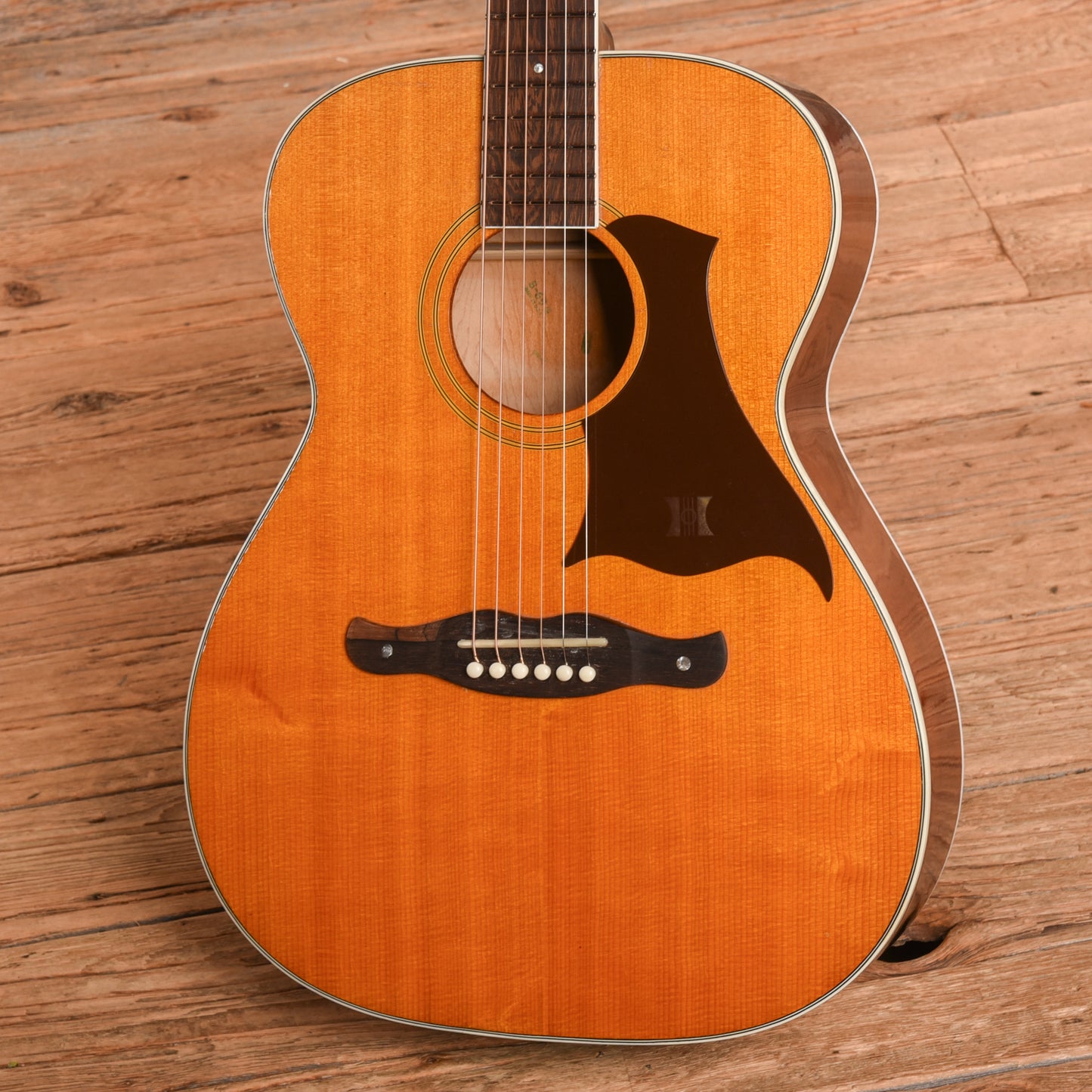 Harmony H168 Natural 1960s Acoustic Guitars / OM and Auditorium
