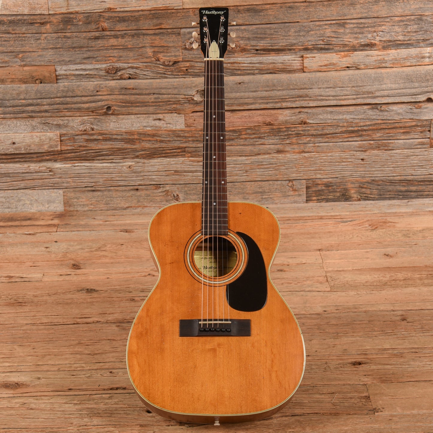 Harmony H6362 X-Brace Conversion Natural 1970s Acoustic Guitars / OM and Auditorium