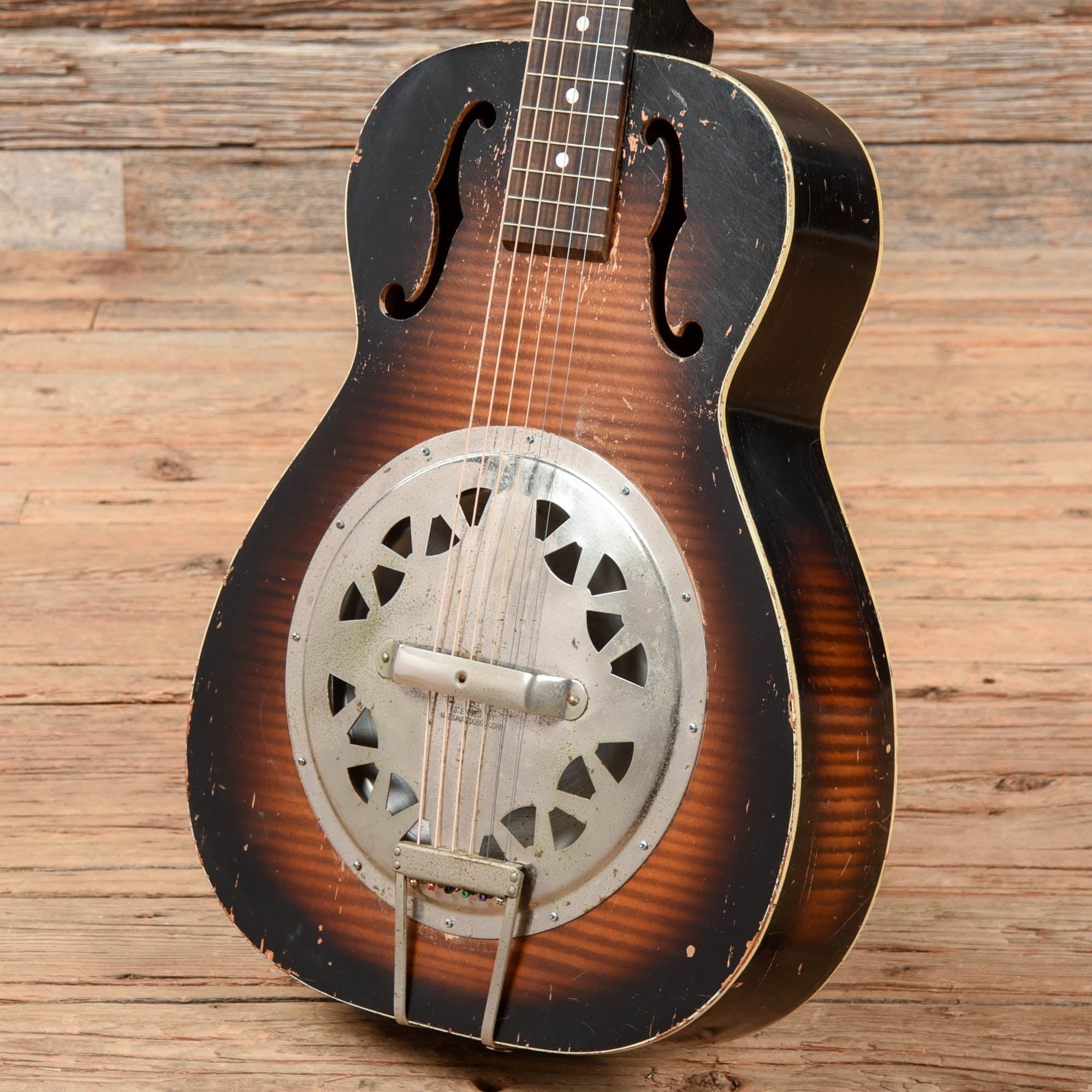 Harmony Regal Resonator Sunburst 1960s Acoustic Guitars / Resonator