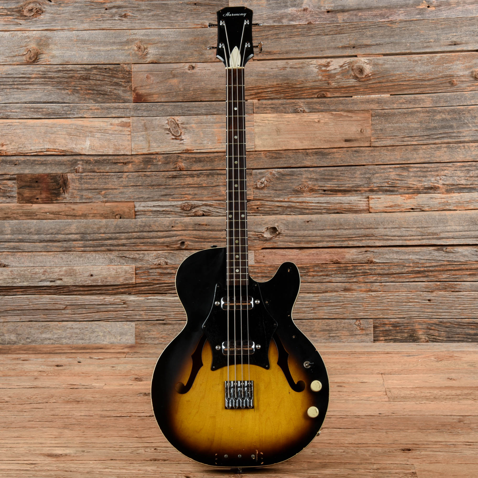 Harmony H-22 Sunburst 1960s Bass Guitars / 4-String