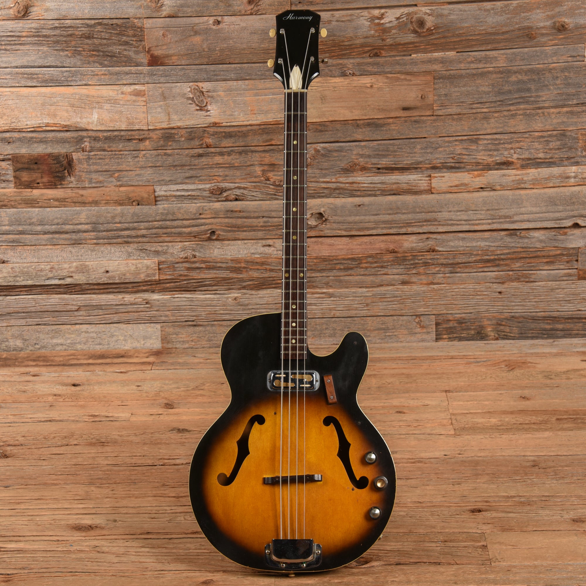 Harmony H-22 Sunburst 1960s Bass Guitars / 4-String