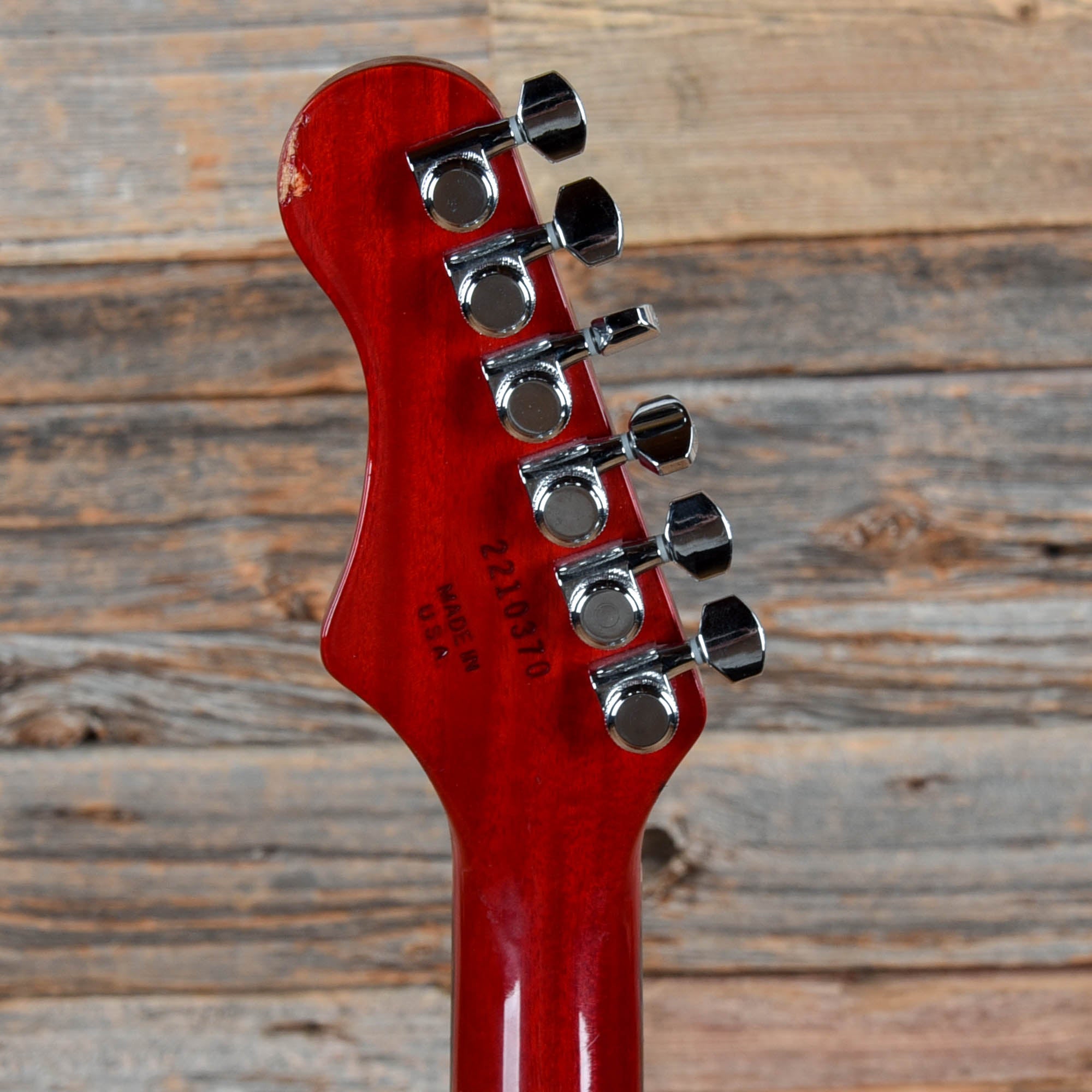 Harmony Comet Transparent Red Electric Guitars / Hollow Body