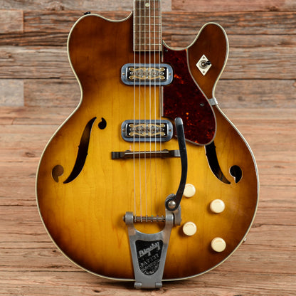 Harmony H74 Sunburst 1960s Electric Guitars / Hollow Body