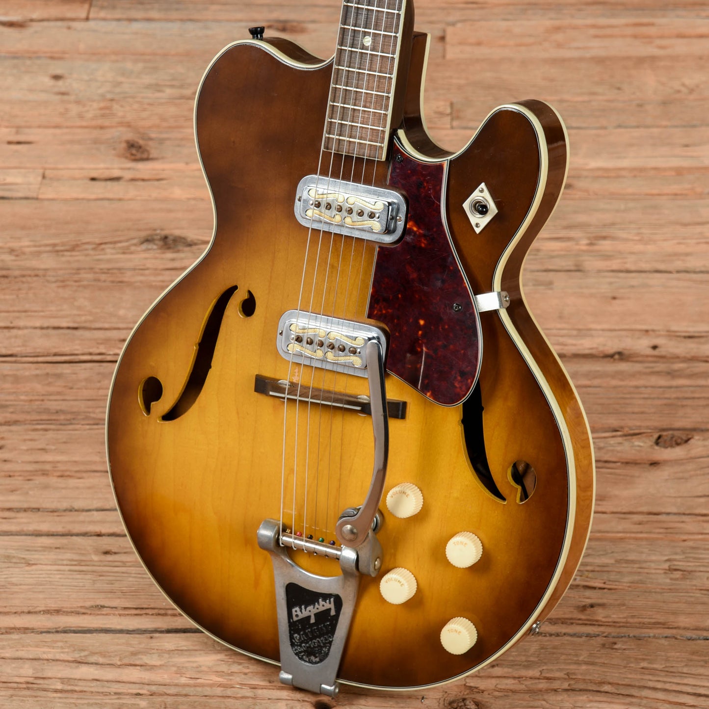 Harmony H74 Sunburst 1960s Electric Guitars / Hollow Body