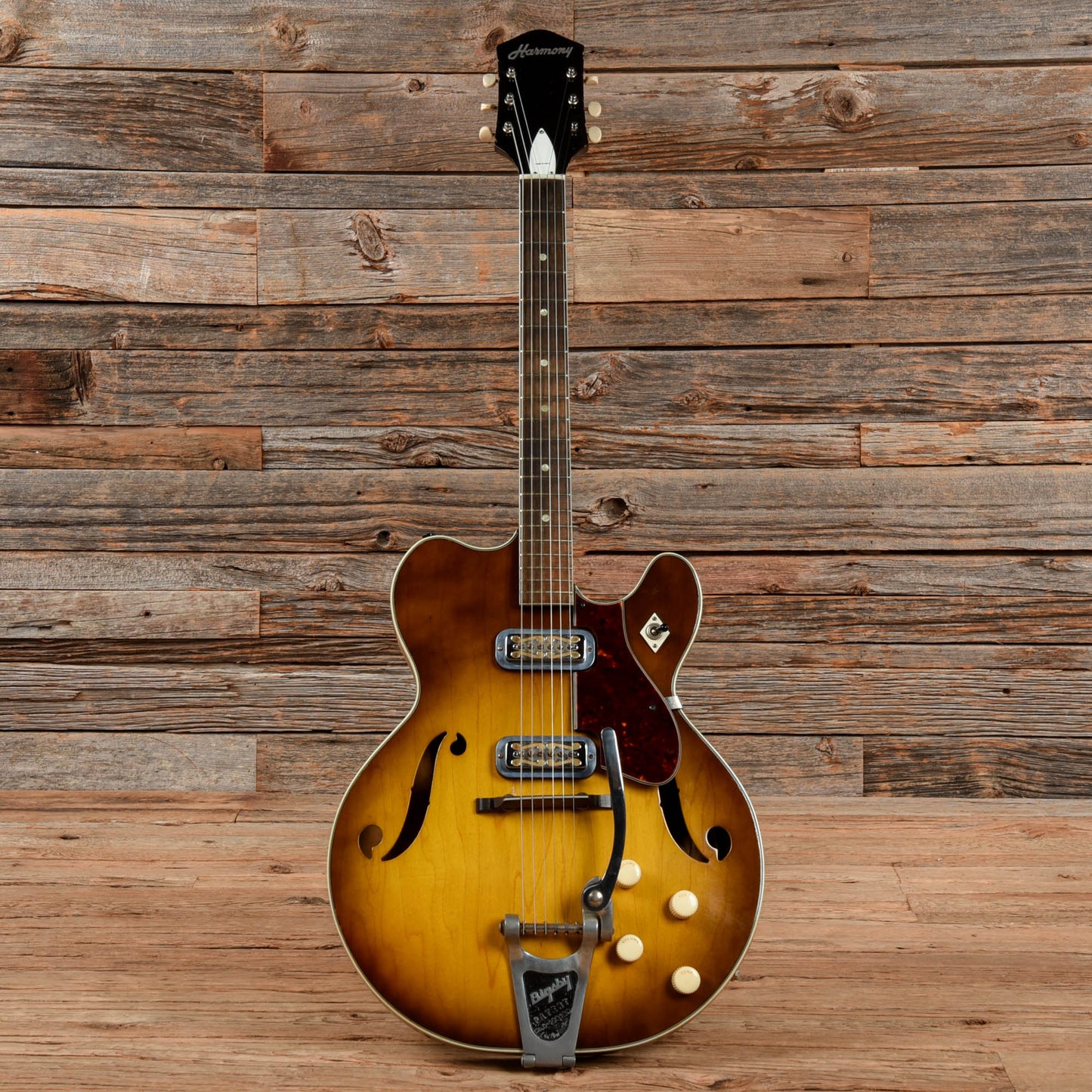 Harmony H74 Sunburst 1960s Electric Guitars / Hollow Body