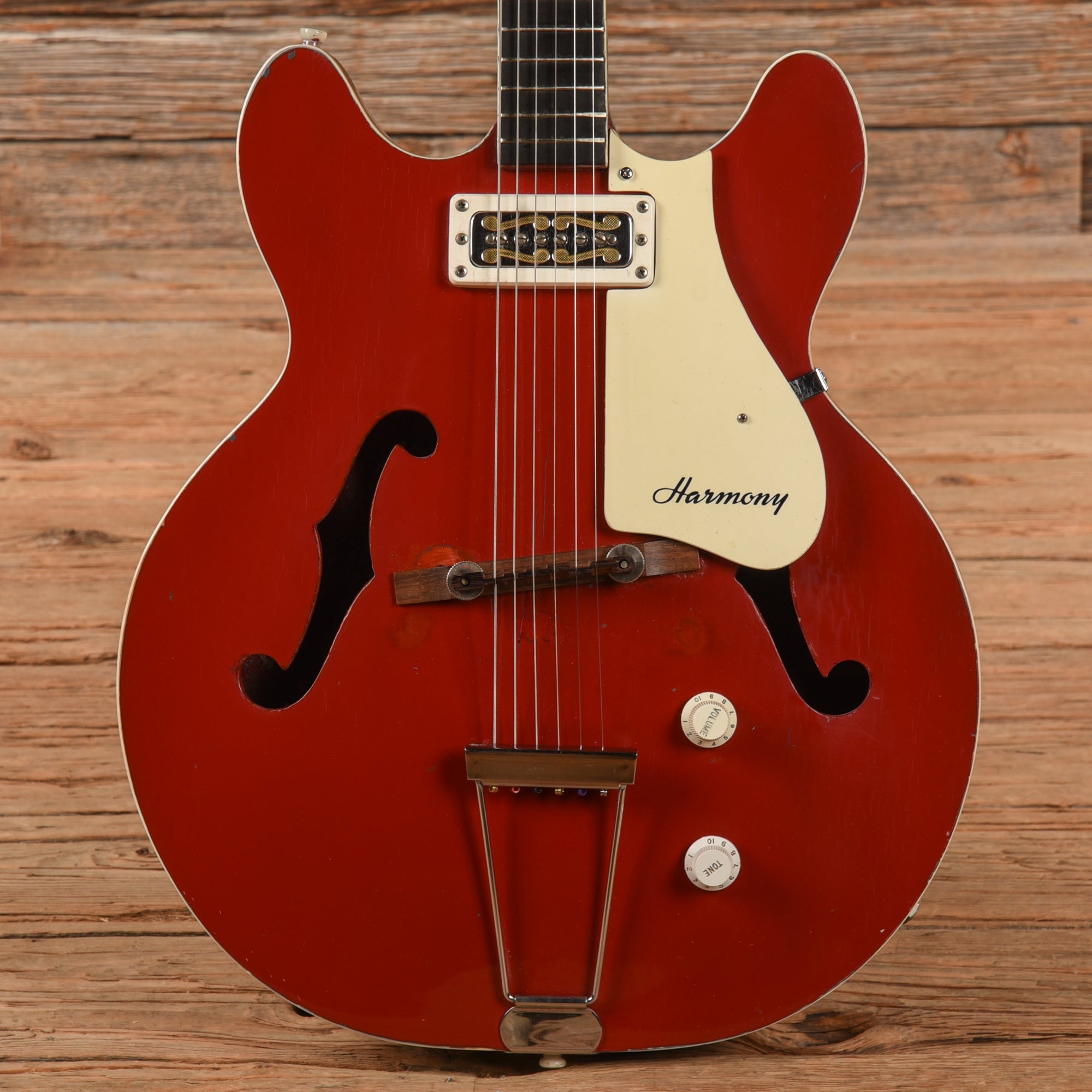 Harmony Rocket Single Pickup Red 1960s Electric Guitars / Hollow Body