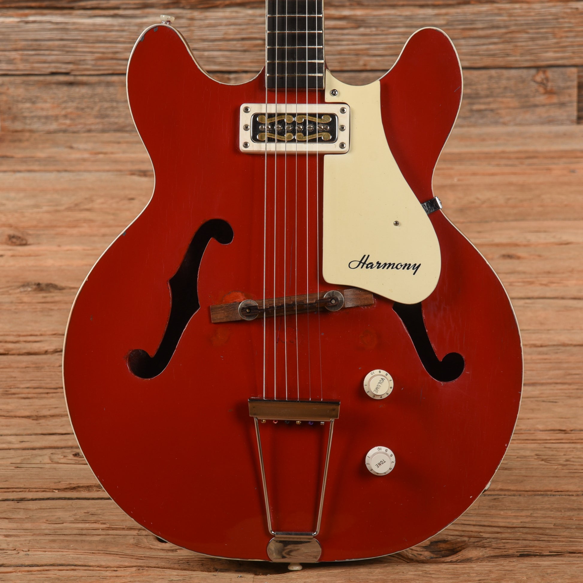 Harmony Rocket Single Pickup Red 1960s Electric Guitars / Hollow Body
