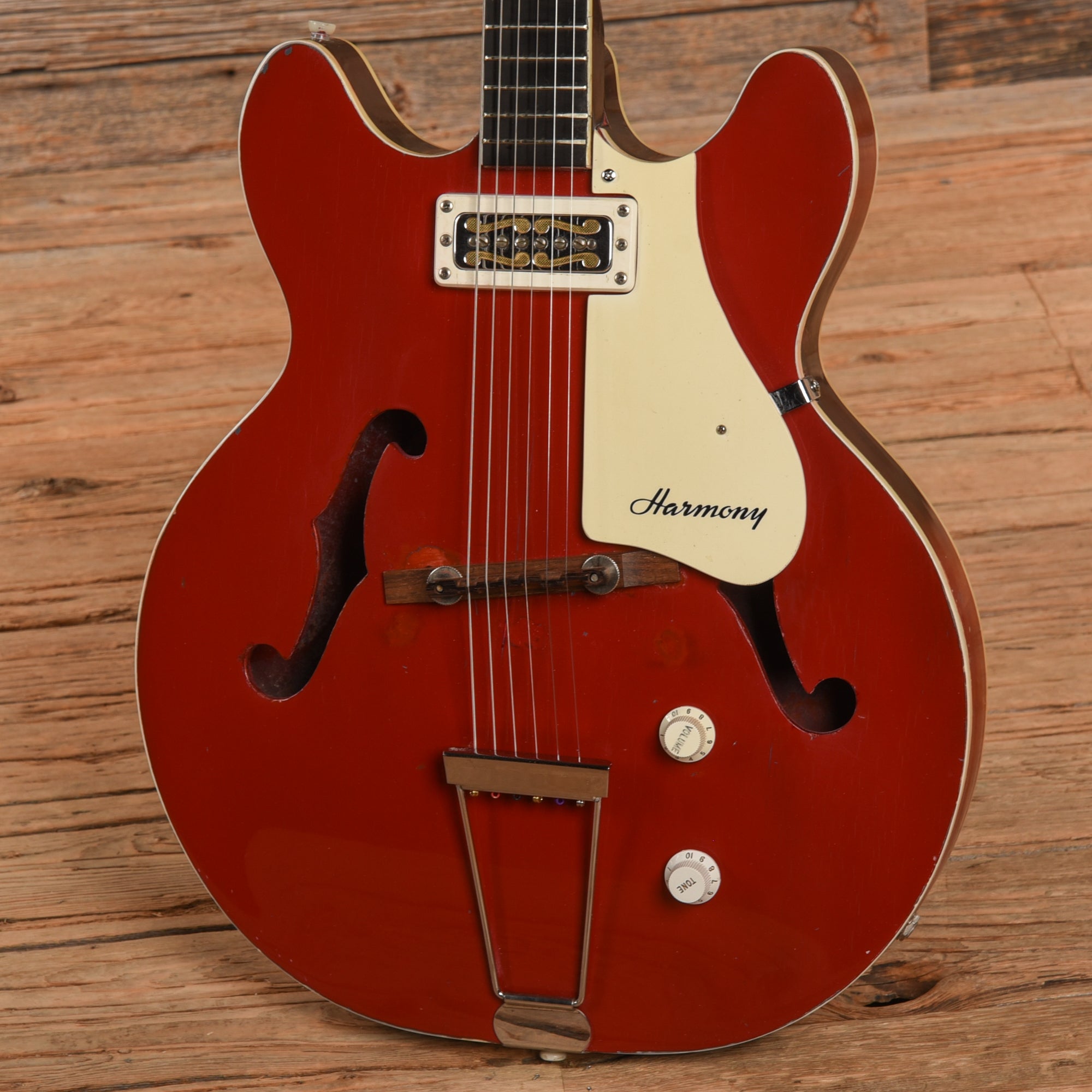 Harmony Rocket Single Pickup Red 1960s Electric Guitars / Hollow Body