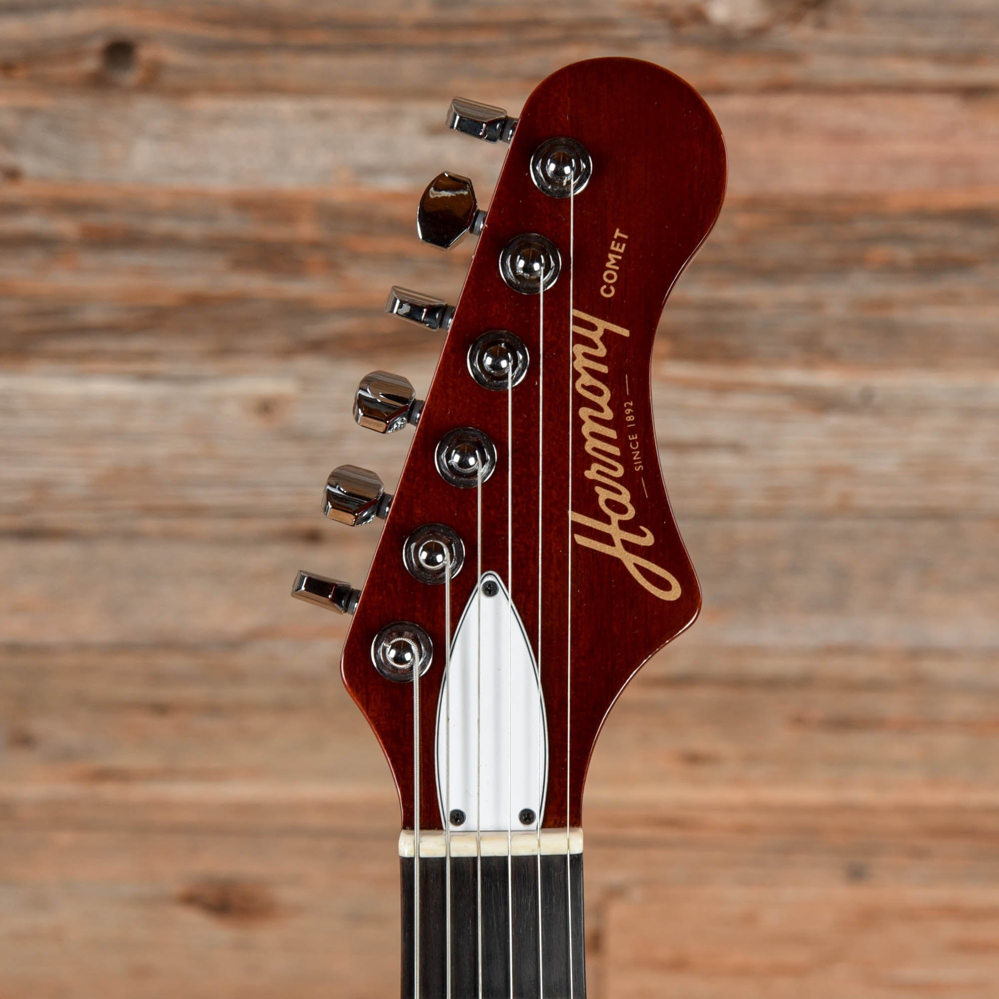 Harmony Comet Transparent Red Electric Guitars / Semi-Hollow