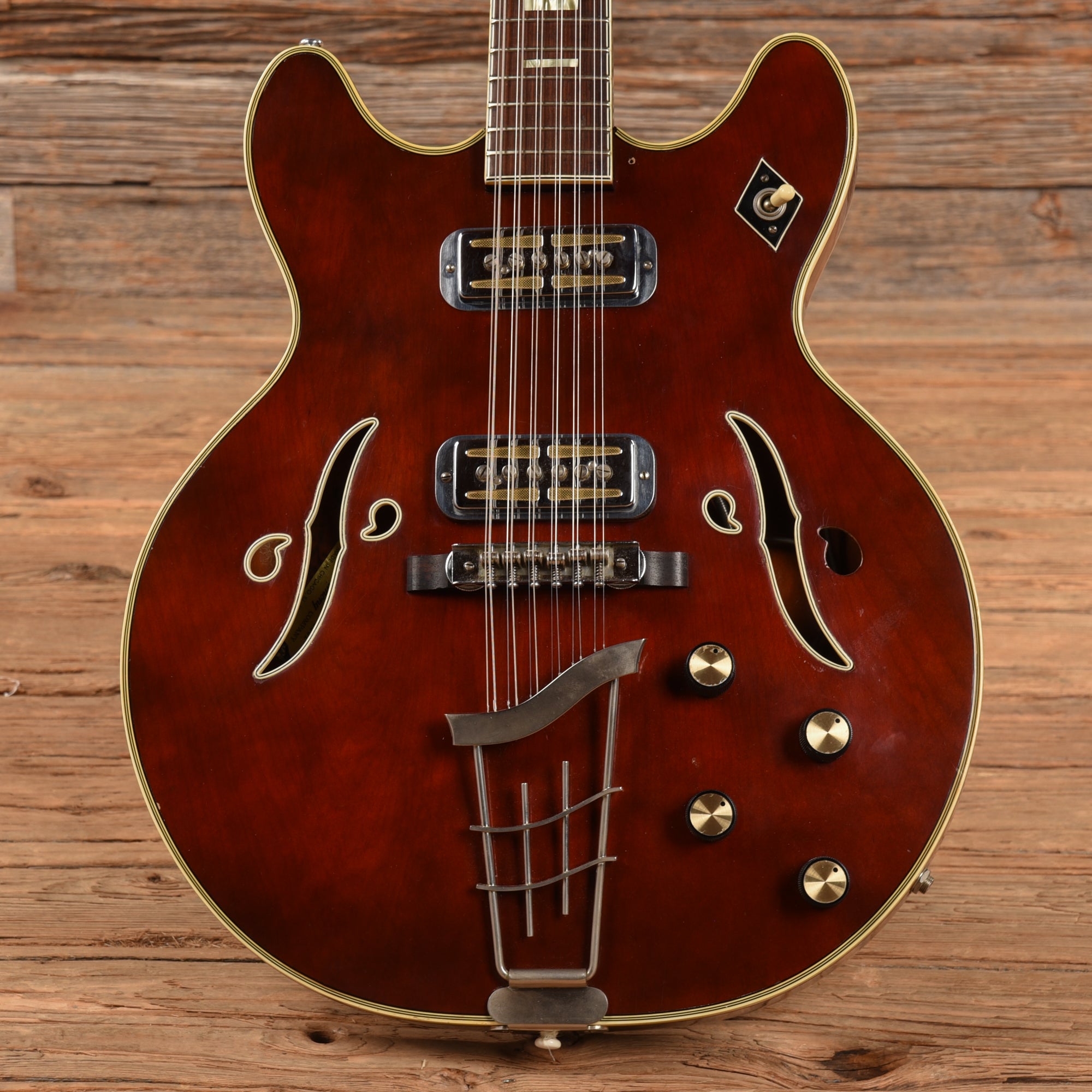 Harmony H-79 Red 1970 Electric Guitars / Semi-Hollow
