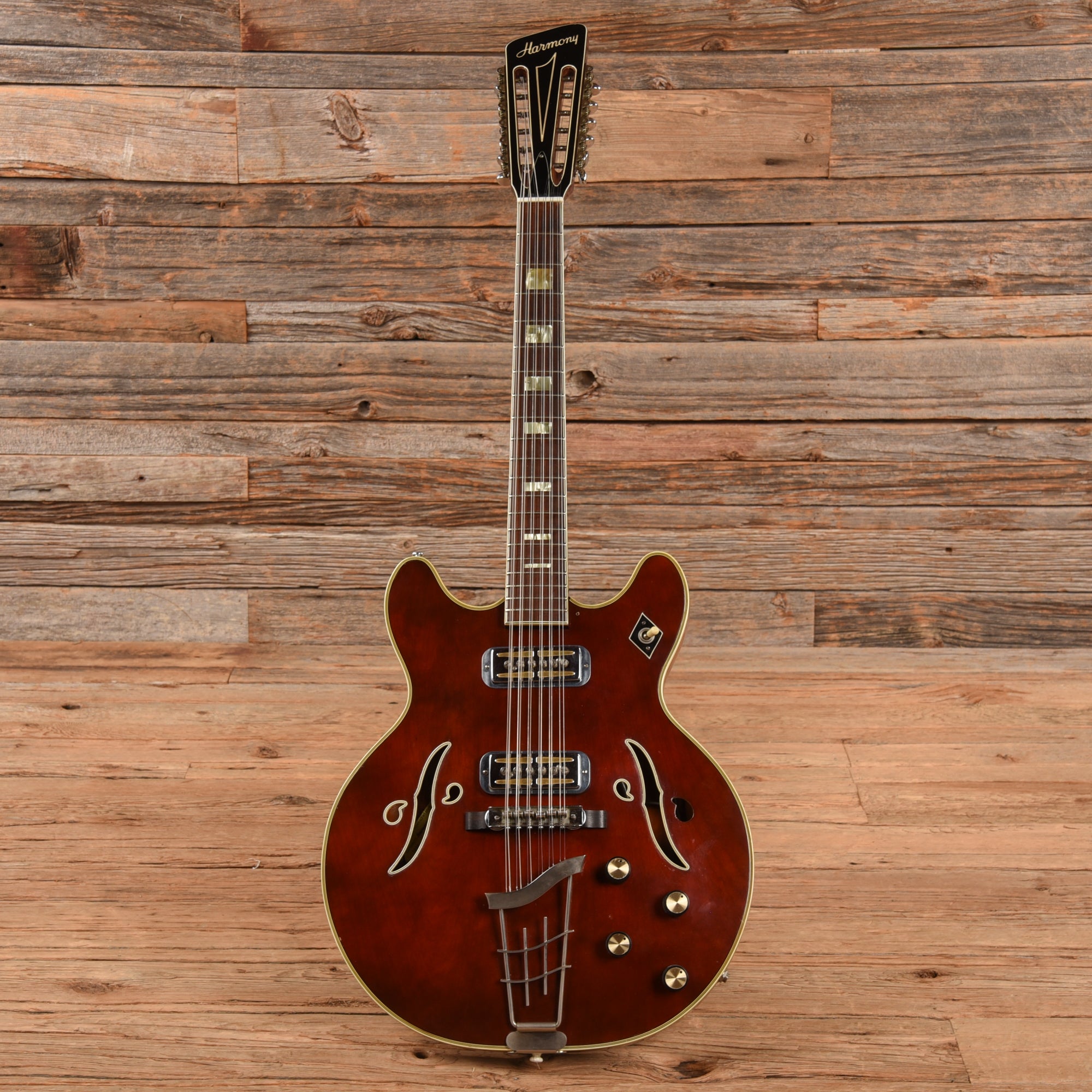 Harmony H-79 Red 1970 Electric Guitars / Semi-Hollow