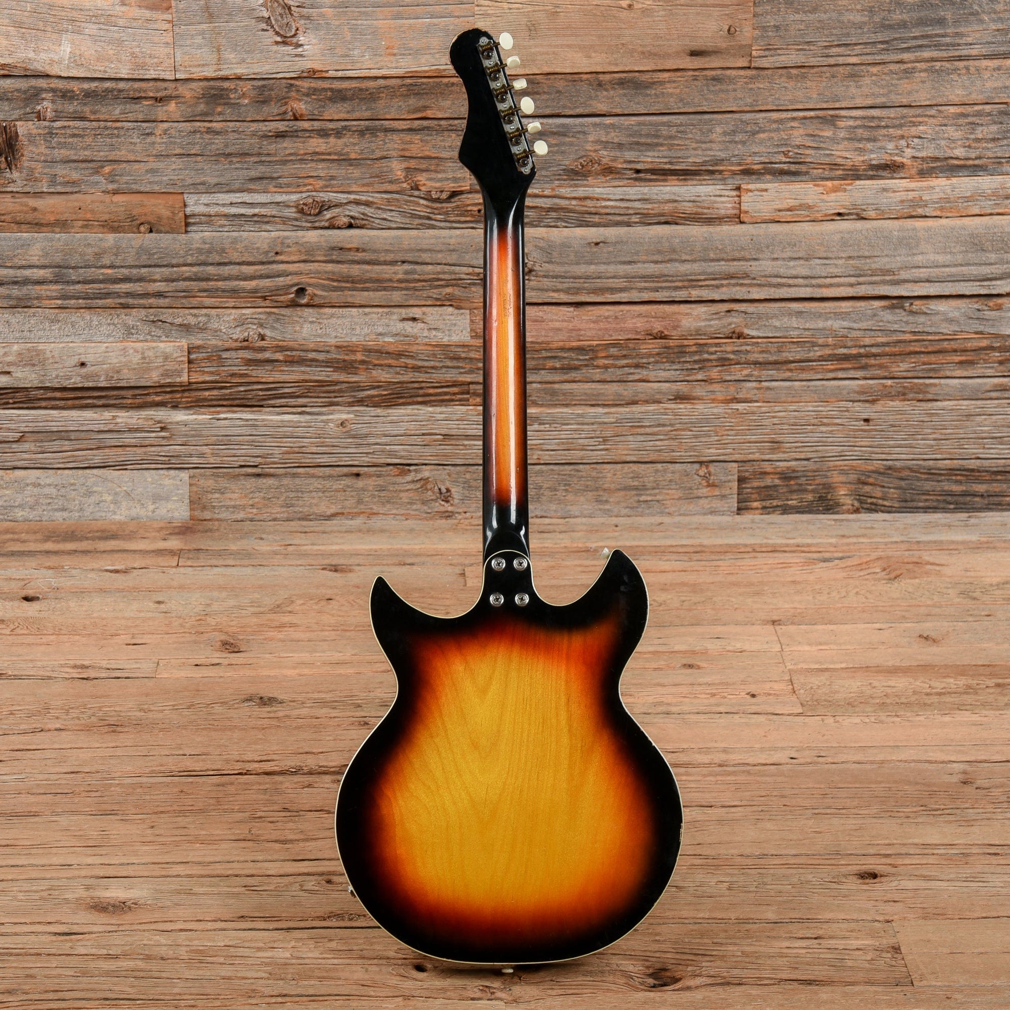 Harmony Rebel H-81 Sunburst 1960s Electric Guitars / Semi-Hollow