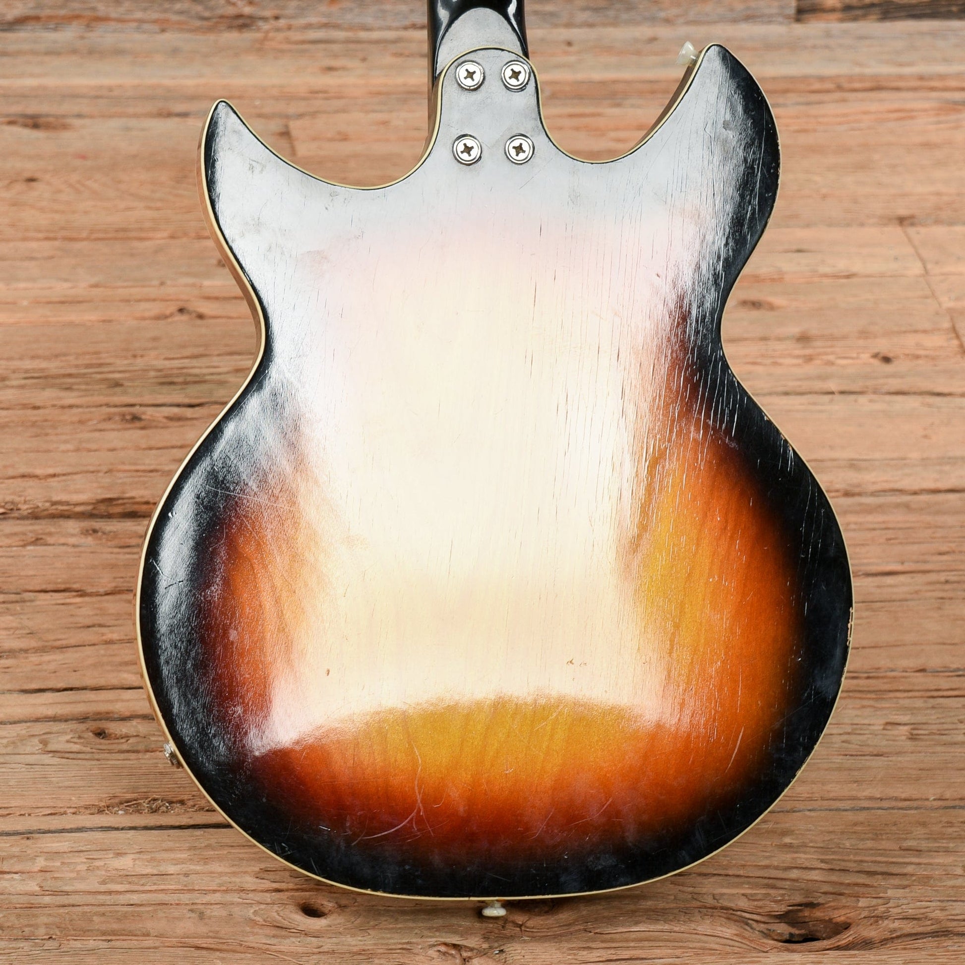 Harmony Rebel H-81 Sunburst 1960s Electric Guitars / Semi-Hollow