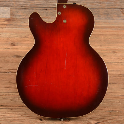 Harmony Rocket H-53 Red Burst 1960s Electric Guitars / Semi-Hollow