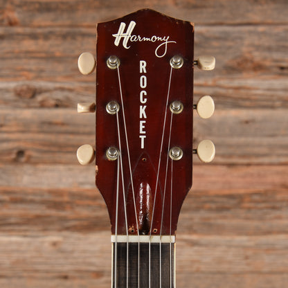 Harmony Rocket H-53 Red Burst 1960s Electric Guitars / Semi-Hollow