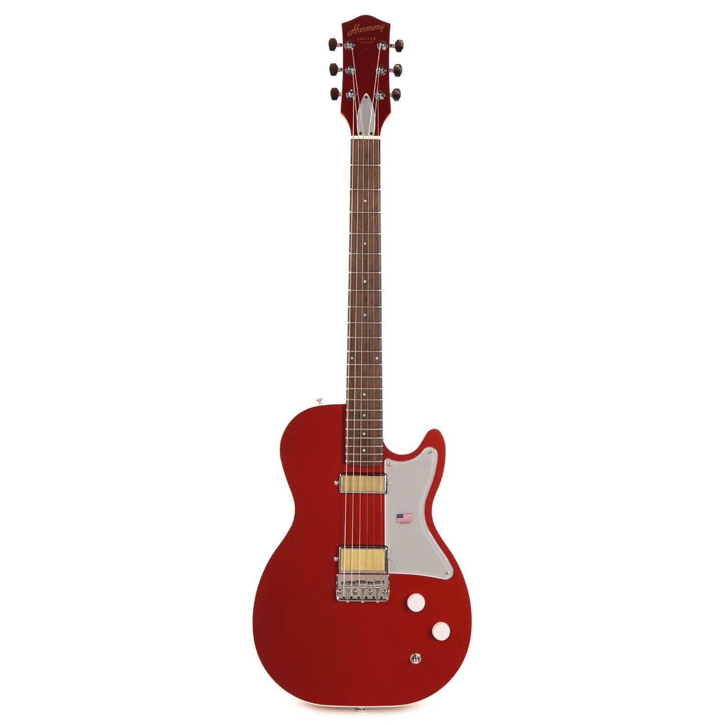 Harmony Standard Jupiter Thinline Cherry Electric Guitars / Semi-Hollow