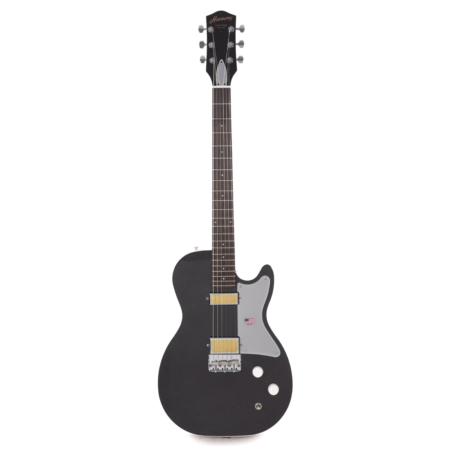 Harmony Standard Jupiter Thinline Space Black Electric Guitars / Semi-Hollow