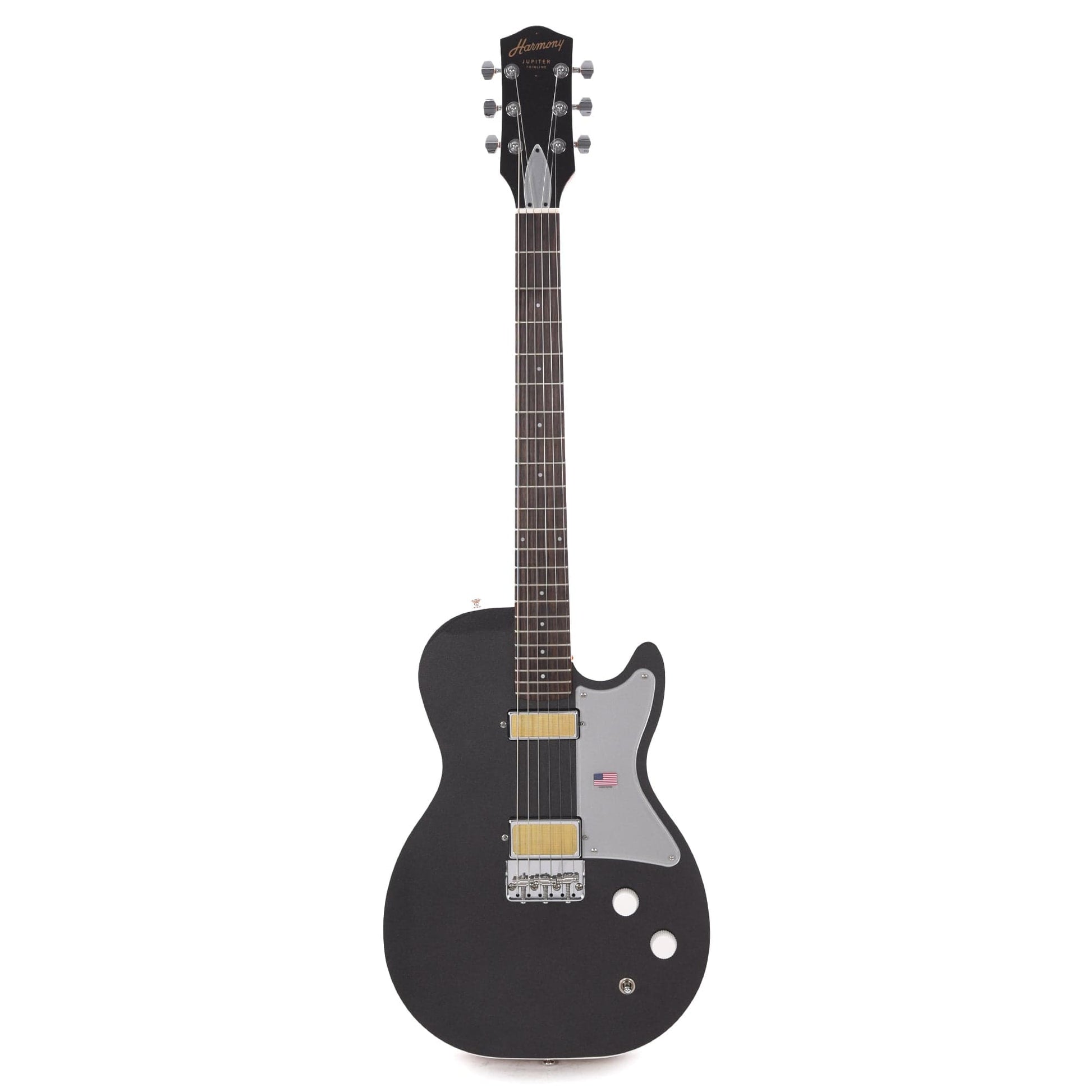 Harmony Standard Jupiter Thinline Space Black Electric Guitars / Semi-Hollow