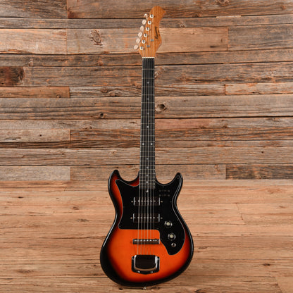 Harmony 2 Pickup Electric Sunburst 1960s Electric Guitars / Solid Body