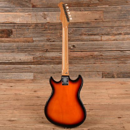 Harmony 2 Pickup Electric Sunburst 1960s Electric Guitars / Solid Body