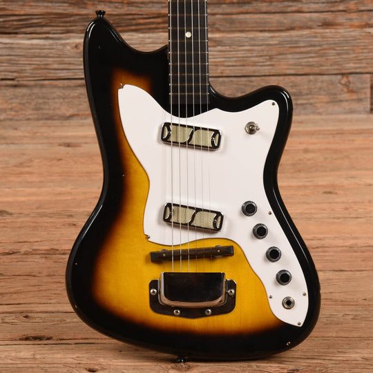 Harmony Bobkat Sunburst 1960s Electric Guitars / Solid Body
