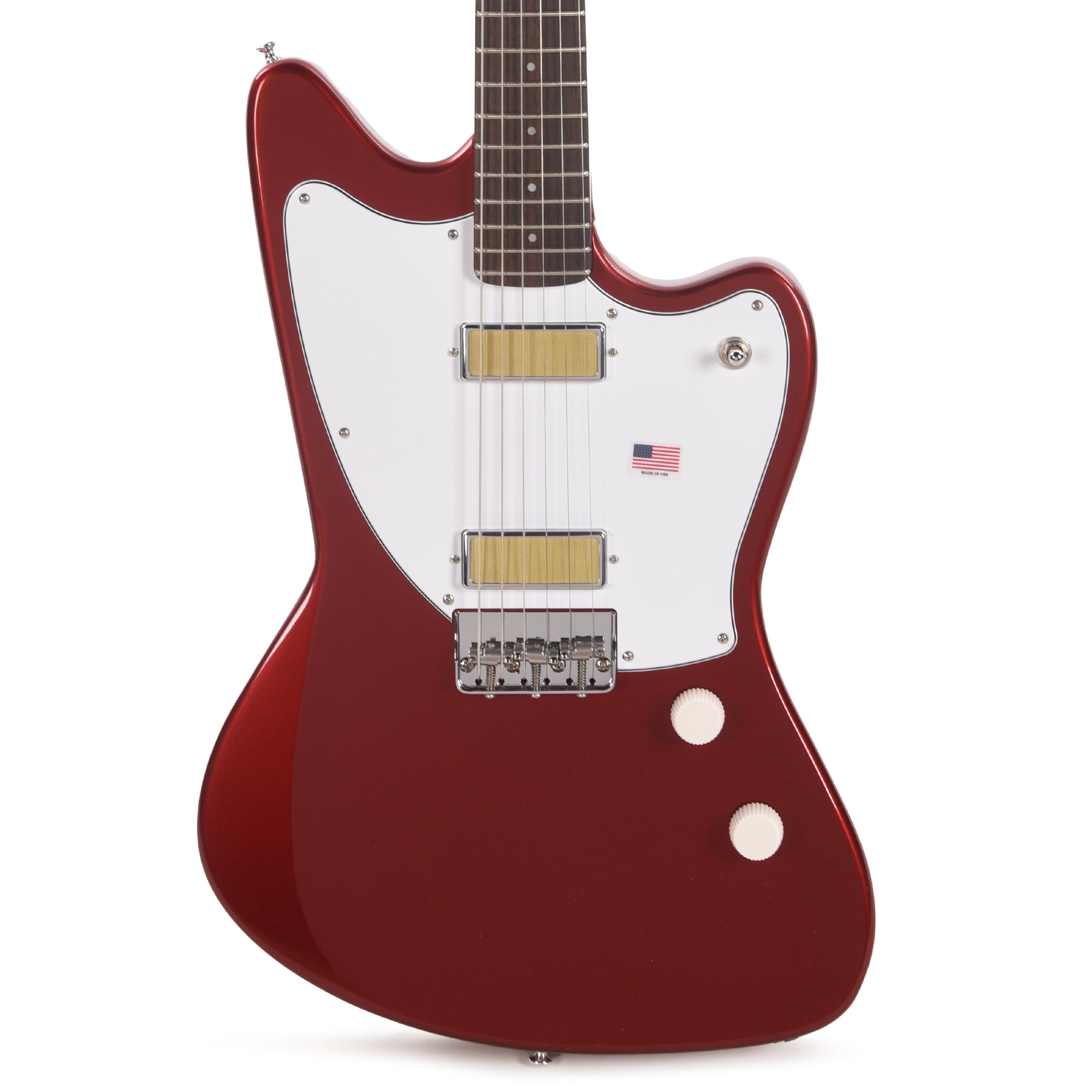 Harmony Factory Special Silhouette Cherry w/Matching Headstock Electric Guitars / Solid Body