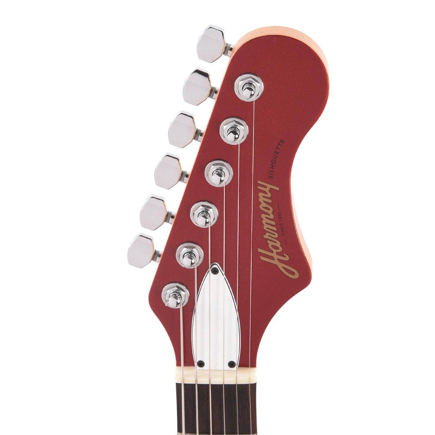 Harmony Factory Special Silhouette Cherry w/Matching Headstock Electric Guitars / Solid Body