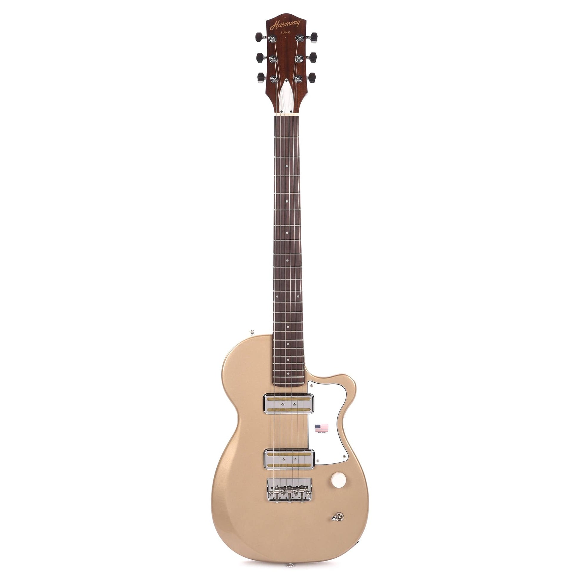 Harmony Juno Champagne Electric Guitars / Solid Body