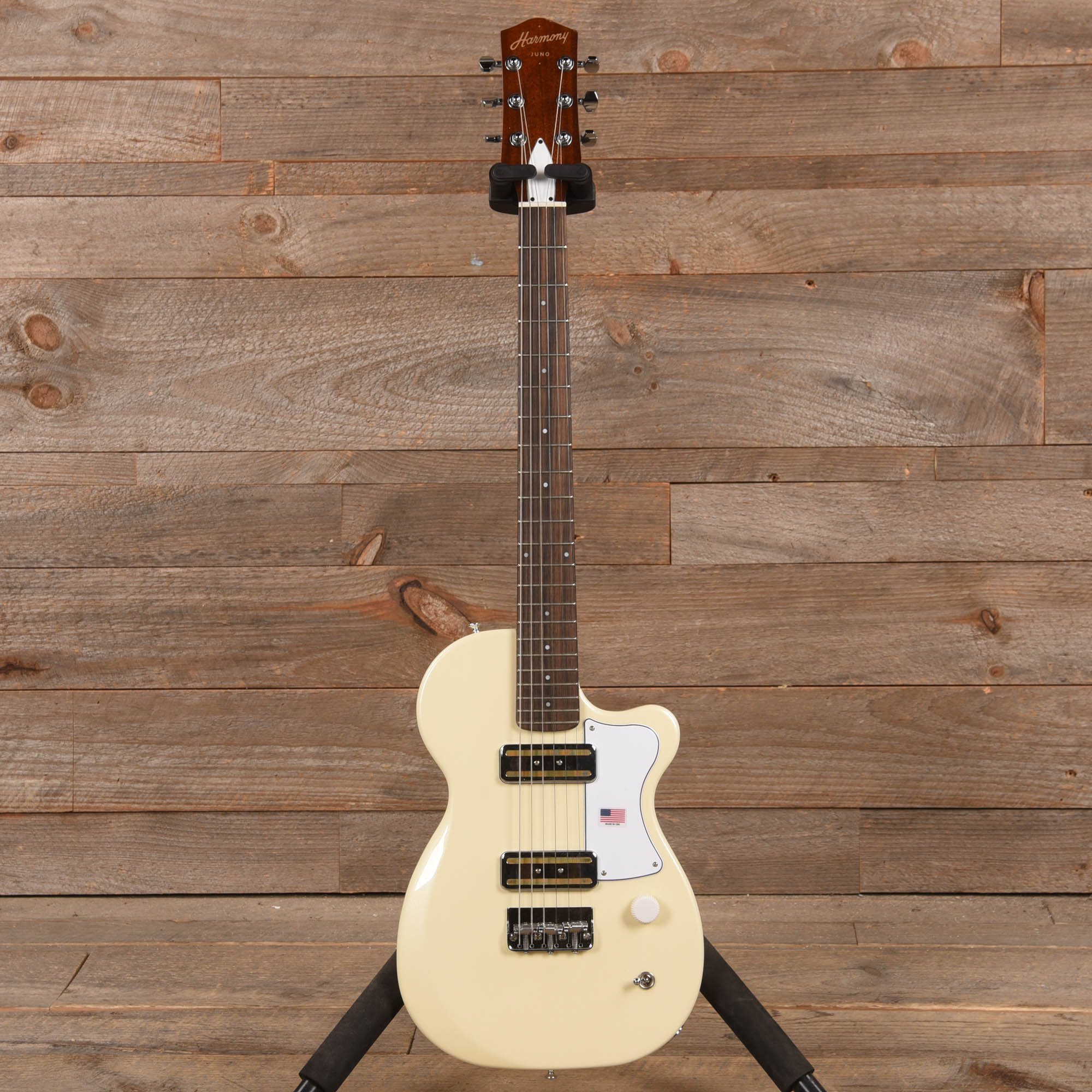 Harmony Juno Pearl White Electric Guitars / Solid Body