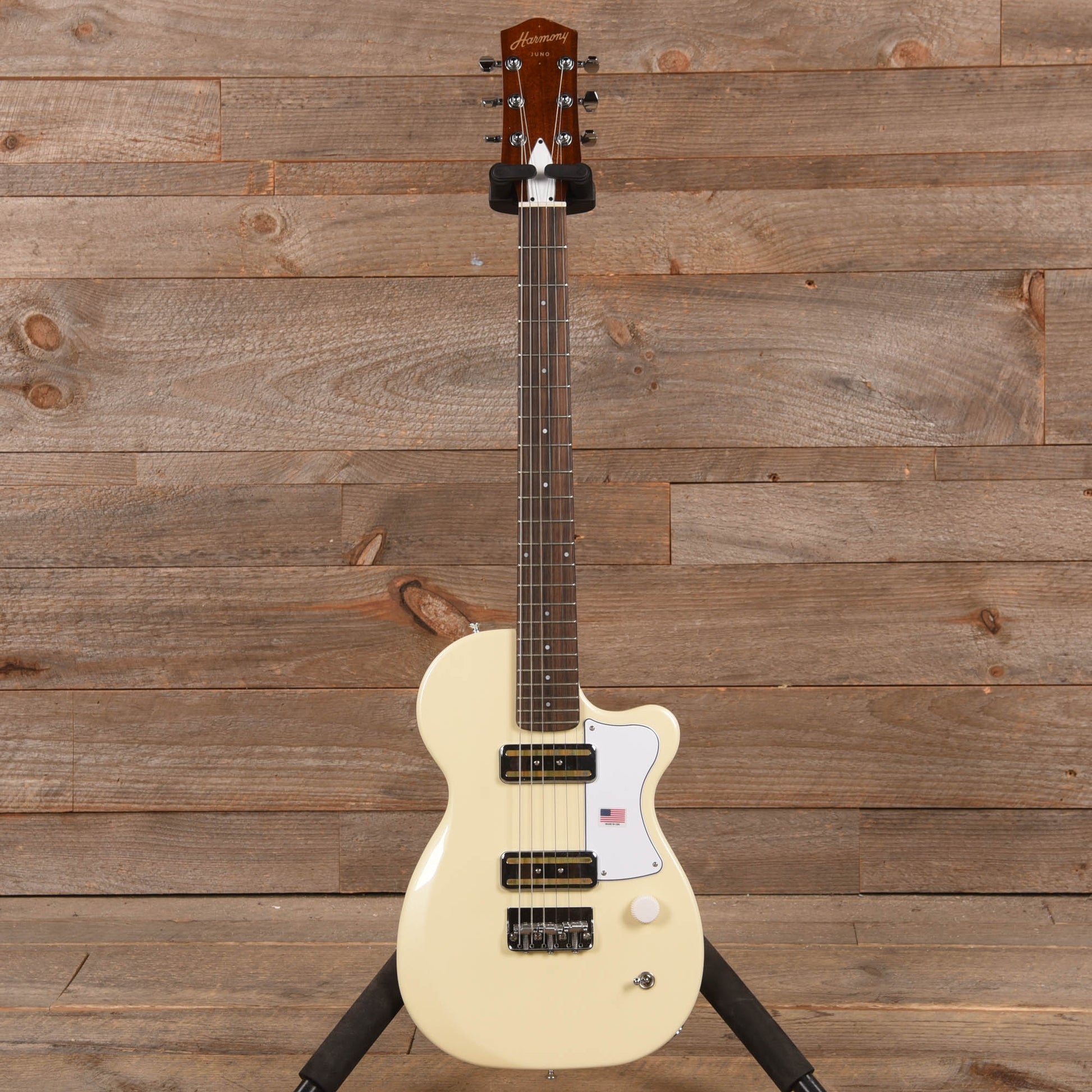 Harmony Juno Pearl White Electric Guitars / Solid Body