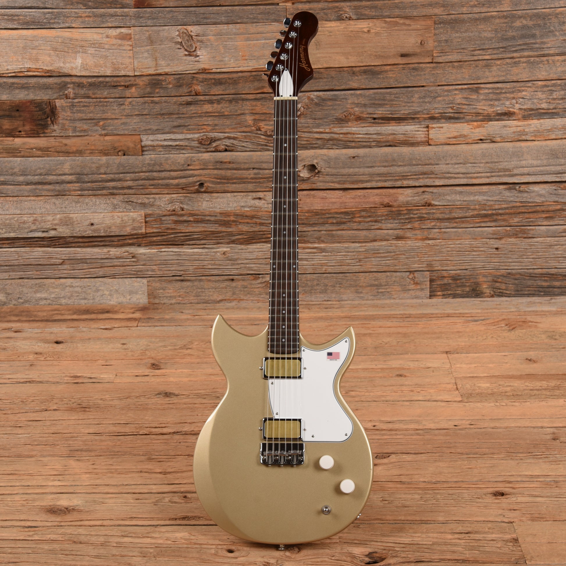 Harmony Rebel Champagne Electric Guitars / Solid Body