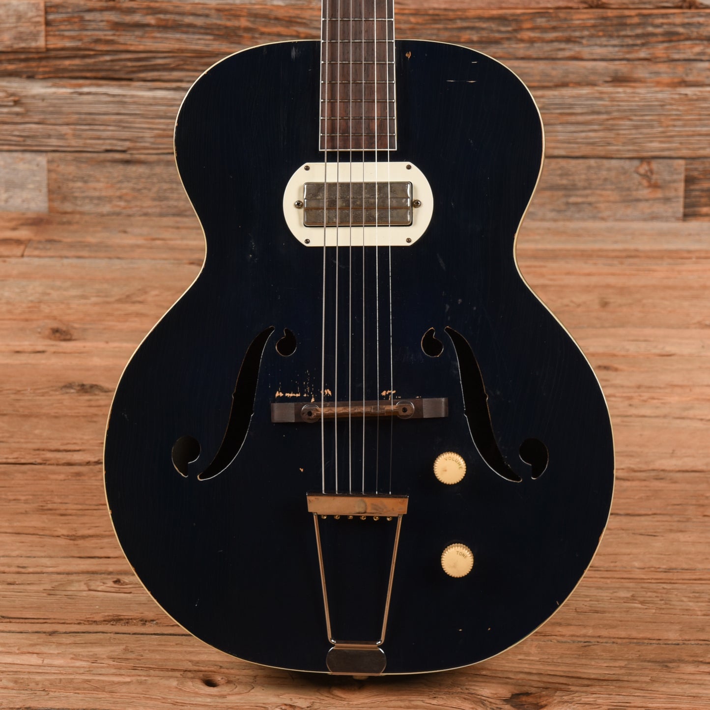 Harmony Roy Smeck Hollowbody Blue 1956 Electric Guitars / Solid Body