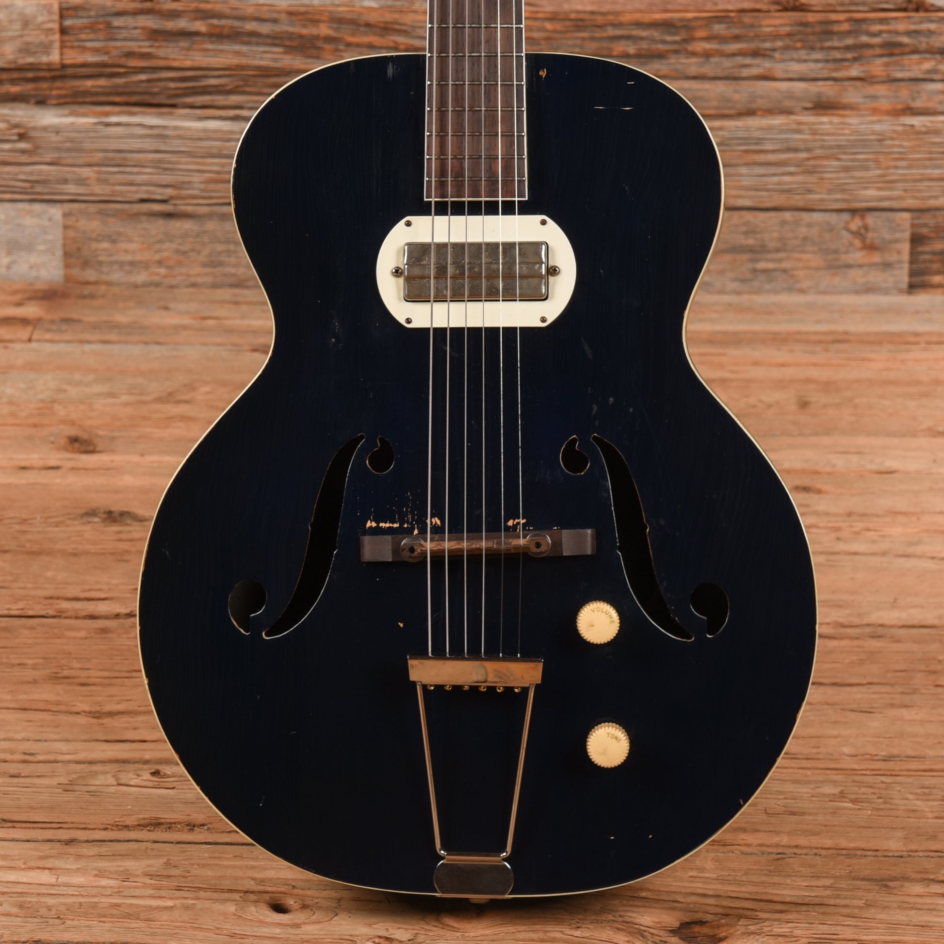 Harmony Roy Smeck Hollowbody Blue 1956 Electric Guitars / Solid Body