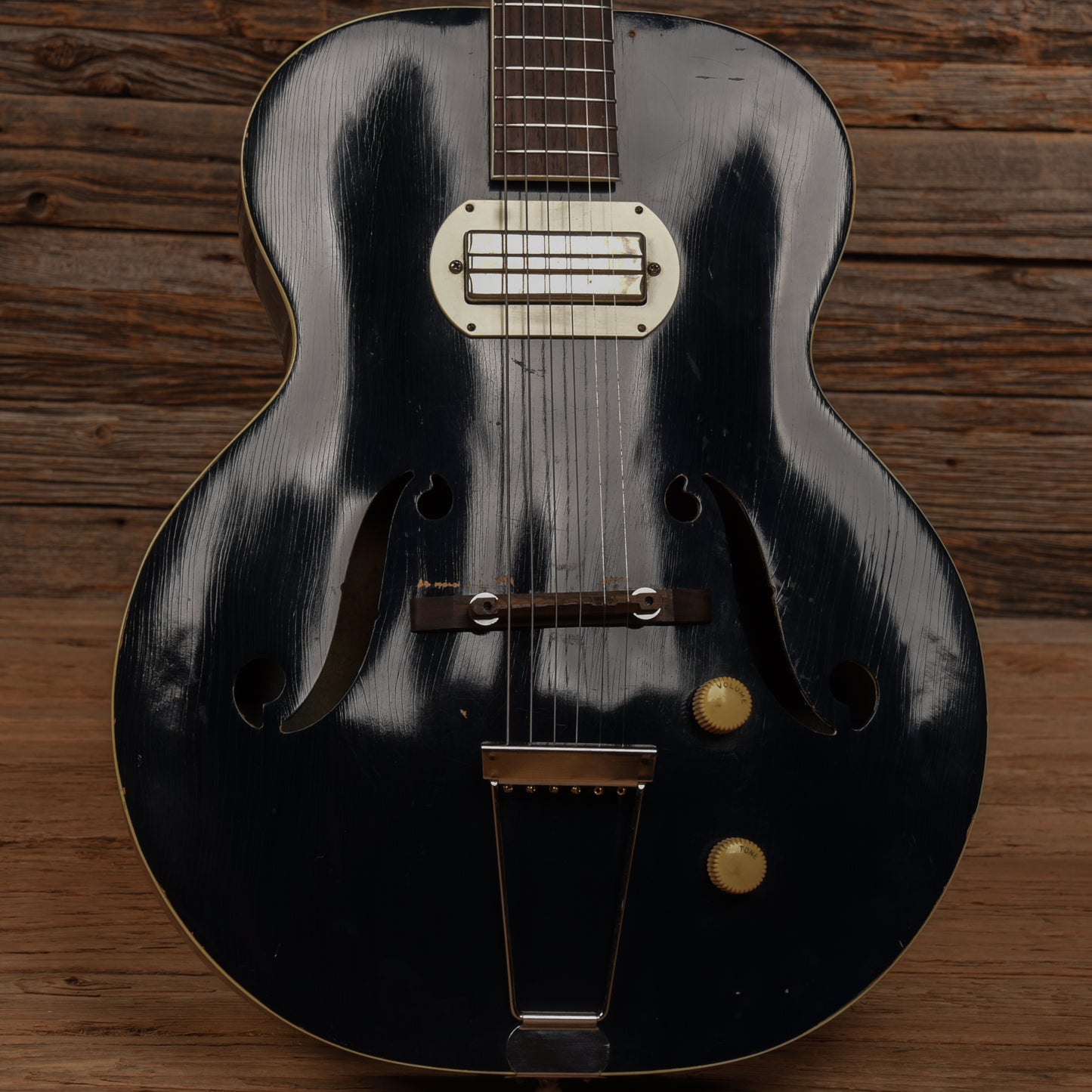 Harmony Roy Smeck Hollowbody Blue 1956 Electric Guitars / Solid Body