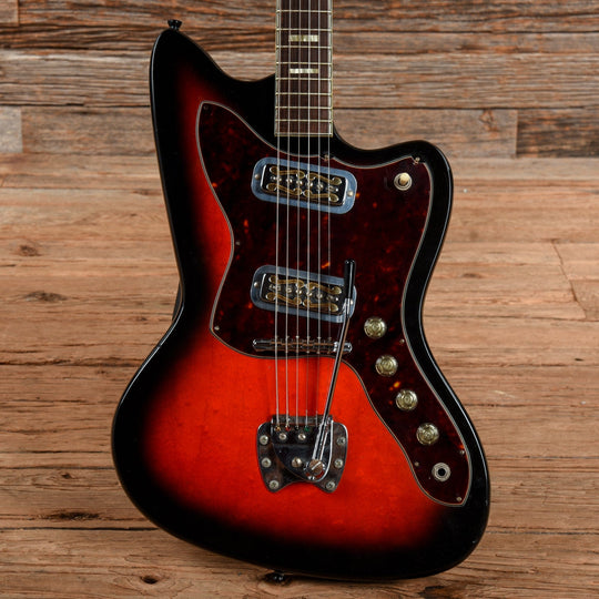 Harmony Silhouette H19 Red Burst 1966 Electric Guitars / Solid Body