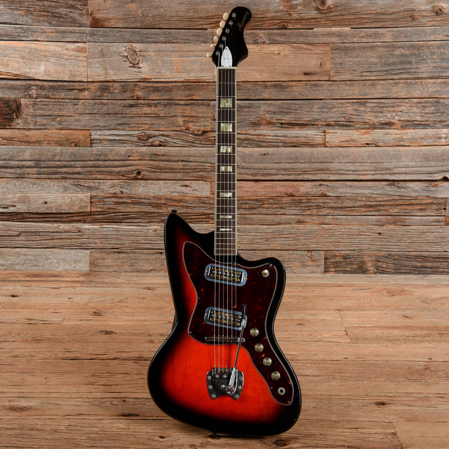 Harmony Silhouette H19 Red Burst 1966 Electric Guitars / Solid Body