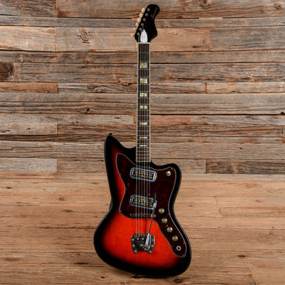 Harmony Silhouette H19 Red Burst 1966 Electric Guitars / Solid Body