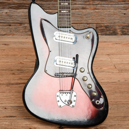 Harmony Silhouette H19 Red Burst 1966 Electric Guitars / Solid Body