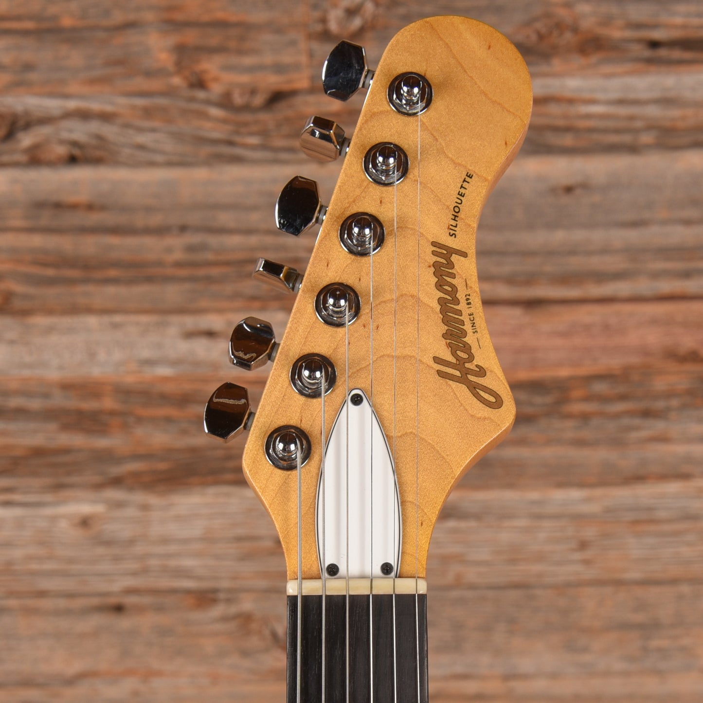 Harmony Silhouette White Electric Guitars / Solid Body