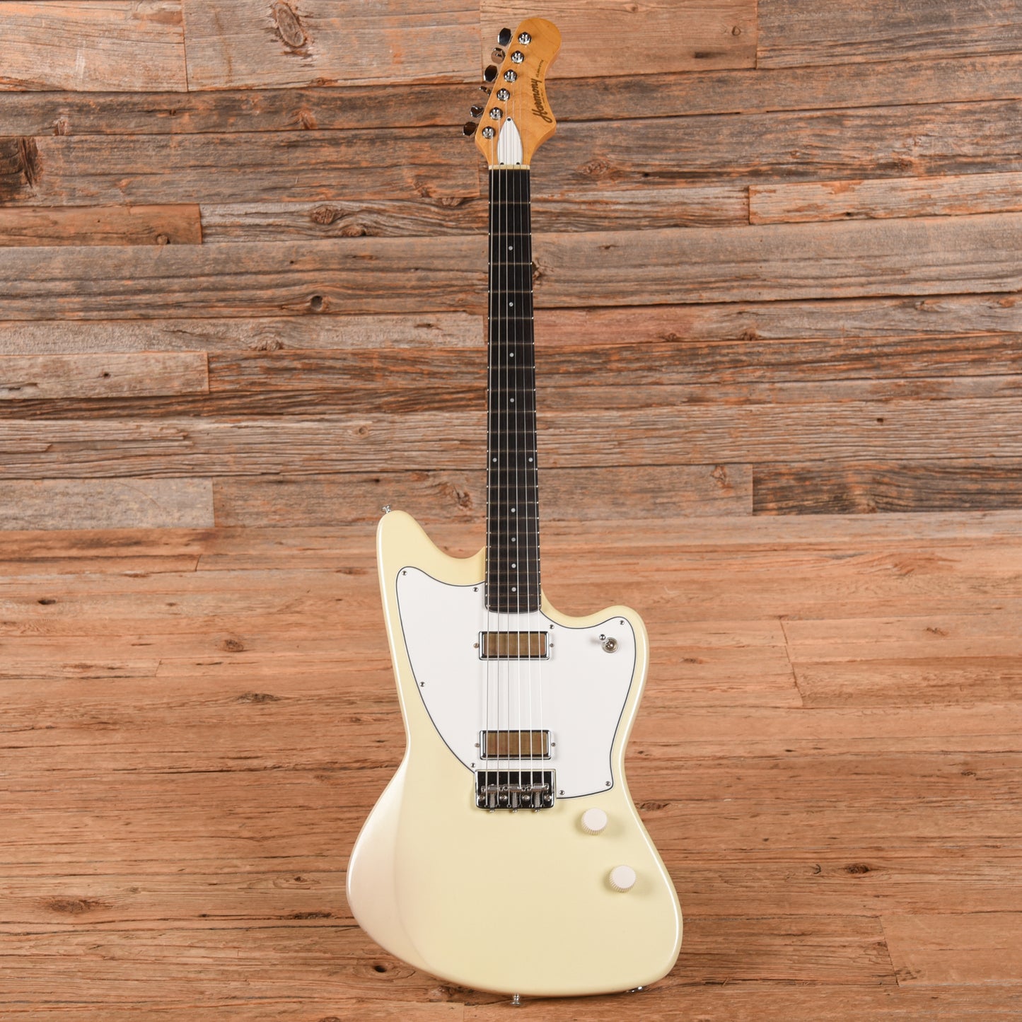 Harmony Silhouette White Electric Guitars / Solid Body